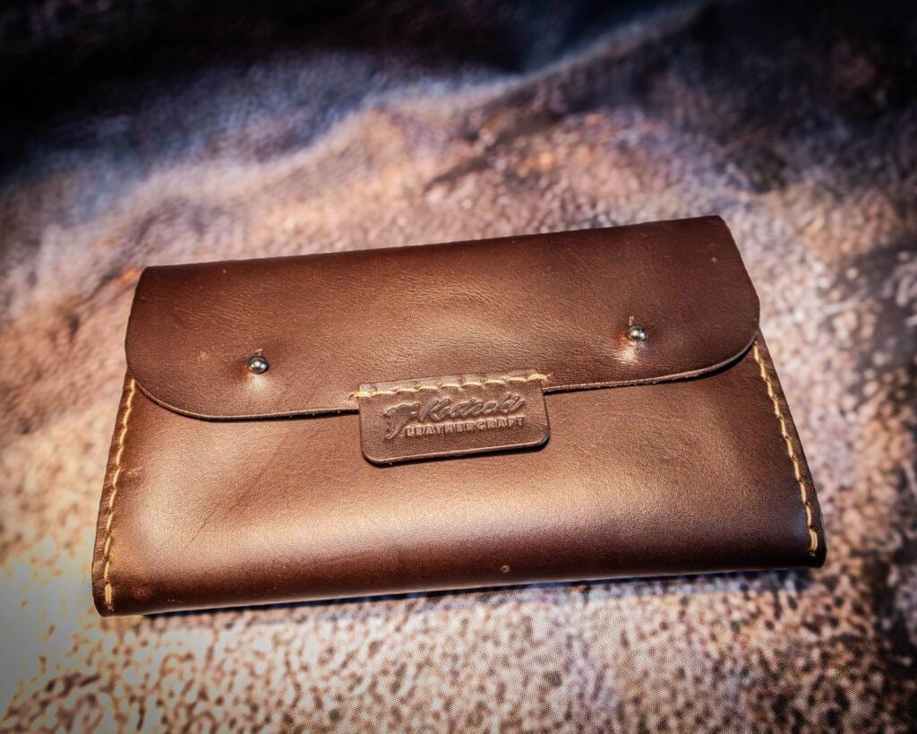 Large Long Brown Wallet